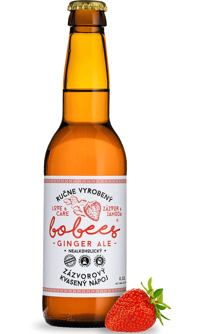 BOBEES GINGER ALE Jahoda