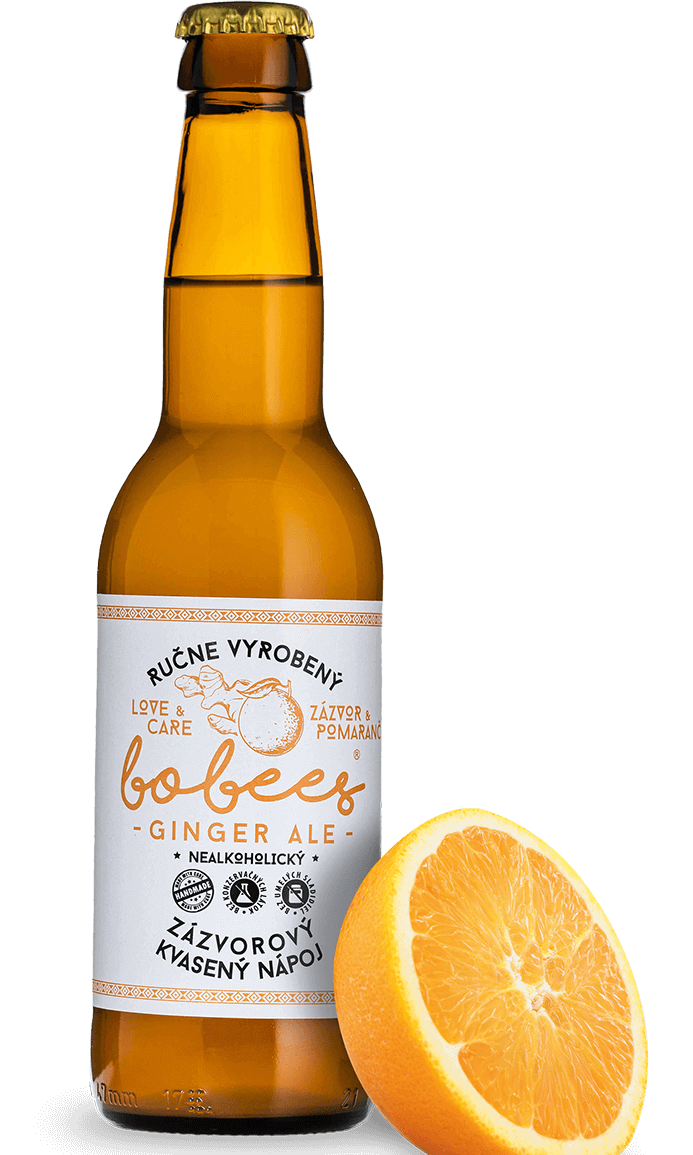 BOBEES GINGER ALE Pomaranč