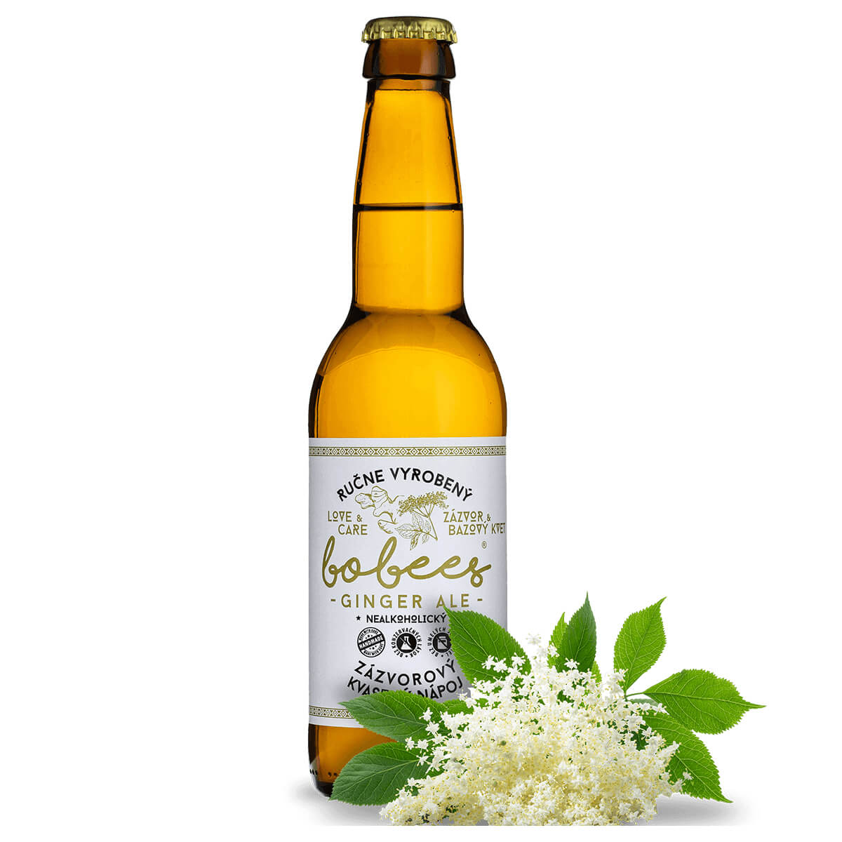 BOBEES GINGER ALE Bazový kvet