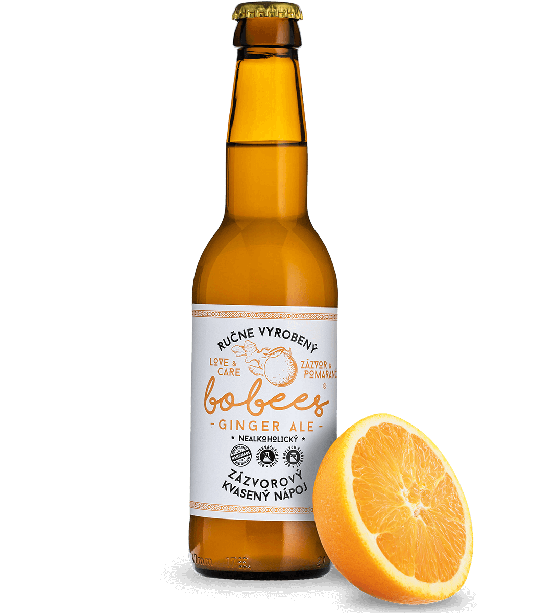 Zázvorový nápoj pomaranč